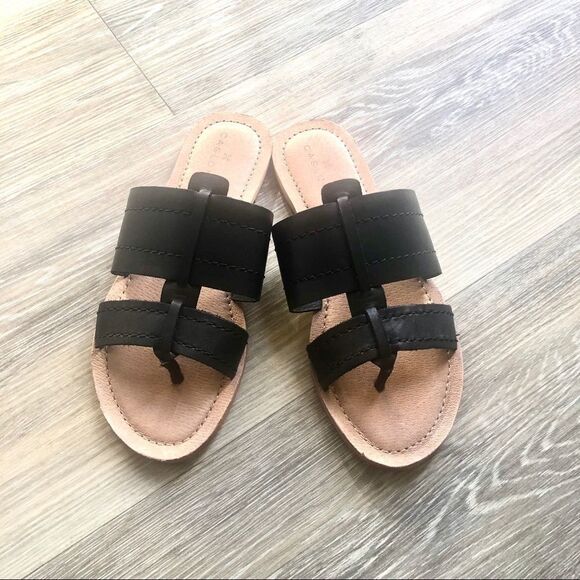 Caslon Mateo black slide sandal 7 - Picture 6 of 11